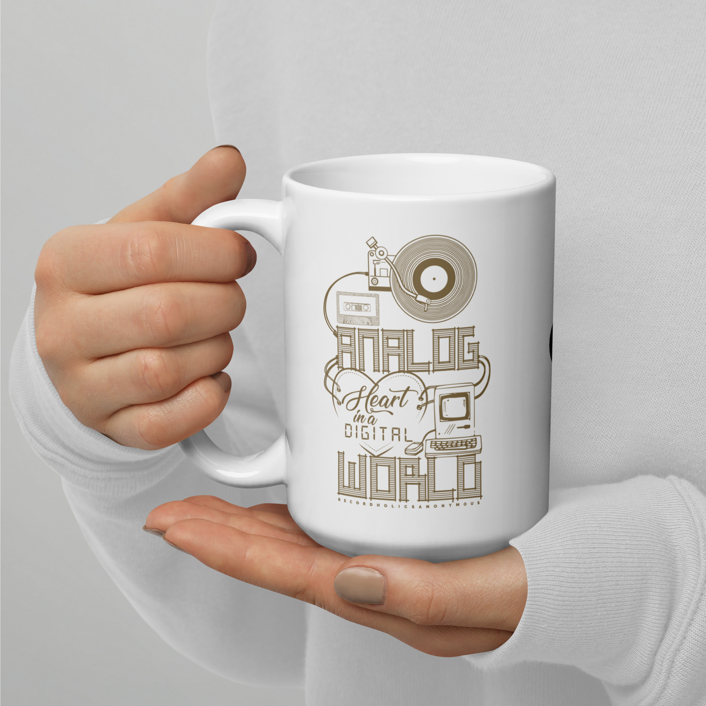 Analog Heart Mug